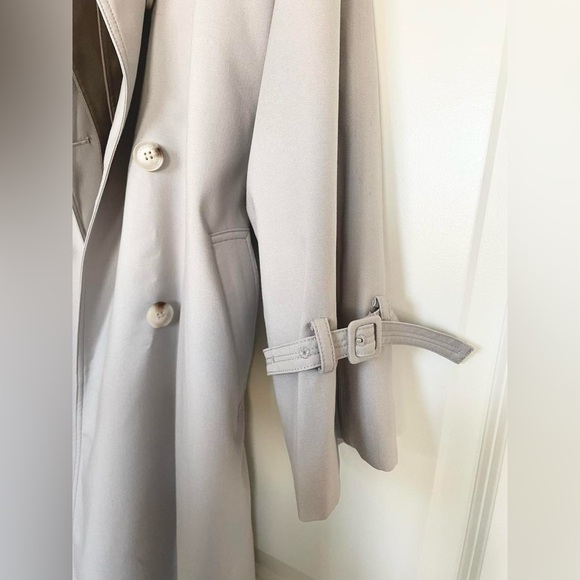 Circlofy contrast double collar layered classic trench coat S - Picture 11 of 13